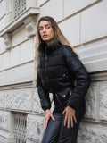 Piumino bomber nero