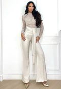 Maglia in pizzo bianca