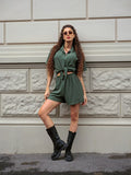 Completo tre pezzi verde militare