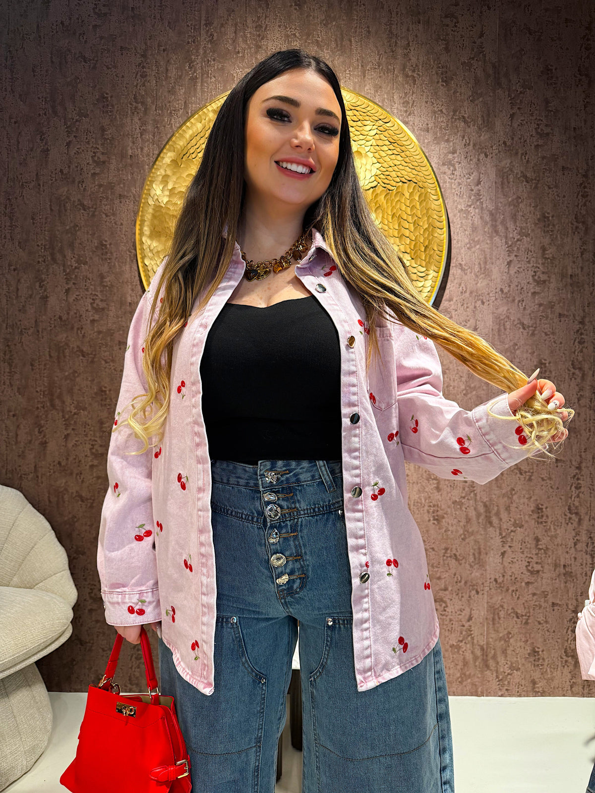 Camicia cherry season