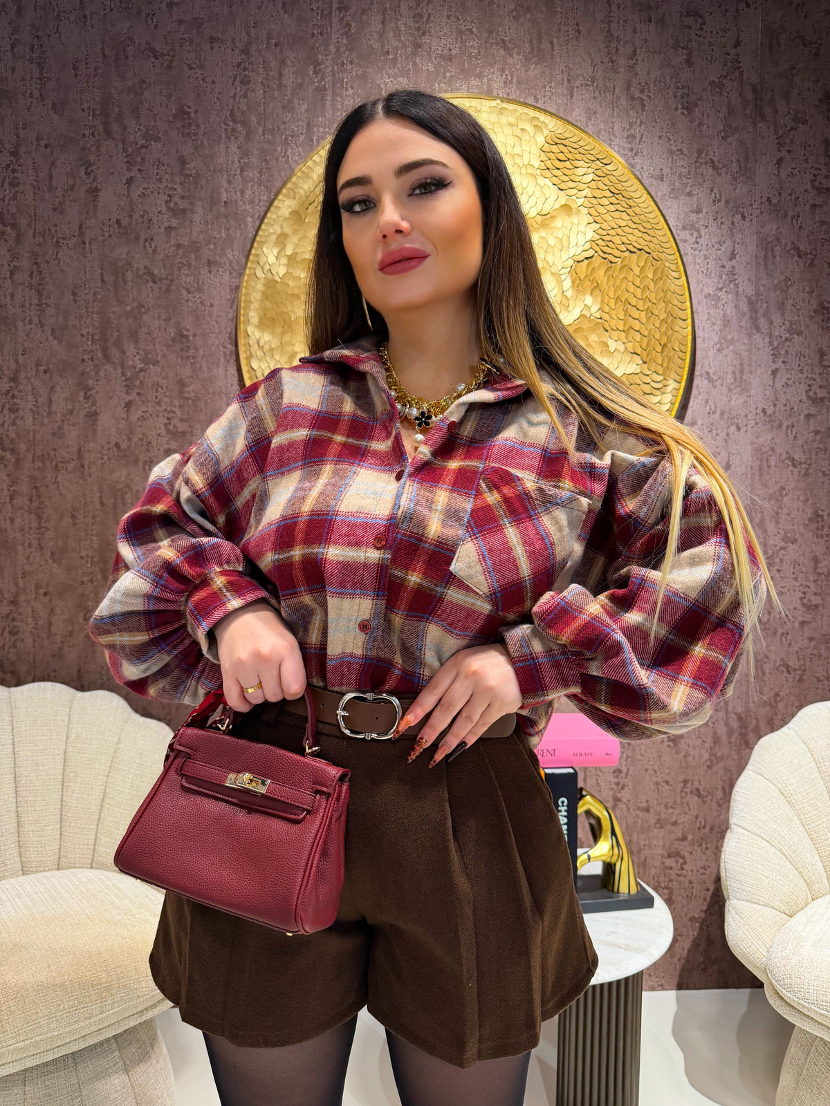 Camicia a quadri