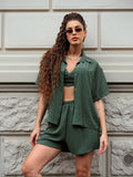 Completo tre pezzi verde militare