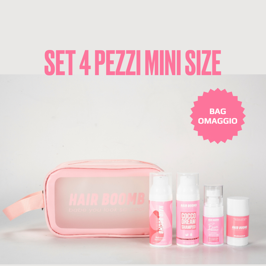 Kit 4 pezzi mini size per la cura delle extension