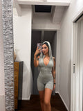 Coda light grey liscia con Coulisse Grigio Chiaro