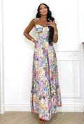 Abito Flower colours lungo