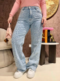 Jeans Wild Sky con strass