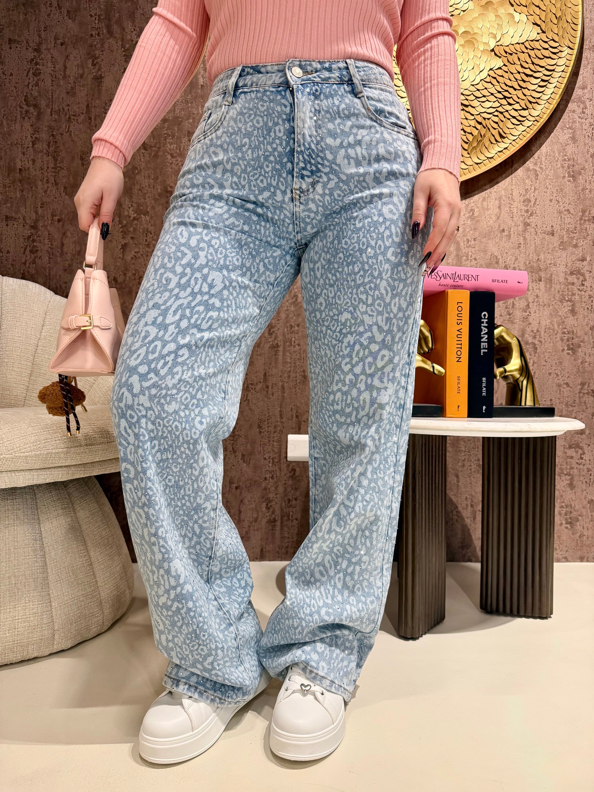 Jeans Wild Sky con strass