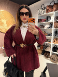 Cardigan Morbido Effetto Pelliccia
