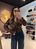 Trench corto donna con cintura