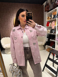 Camicia Denim Rose Hearts