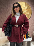 Cardigan Morbido Effetto Pelliccia