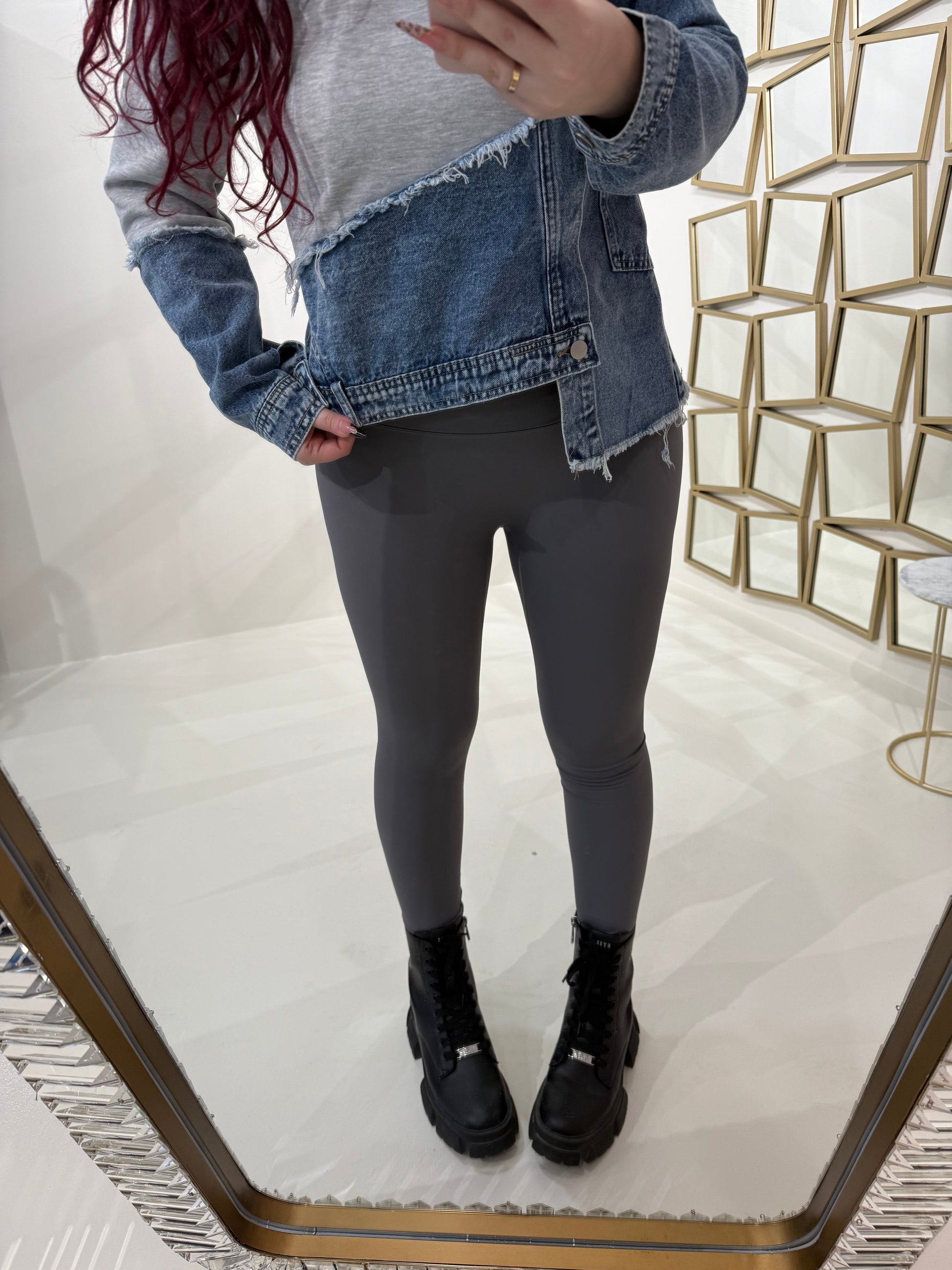 Leggings con fascia aderente