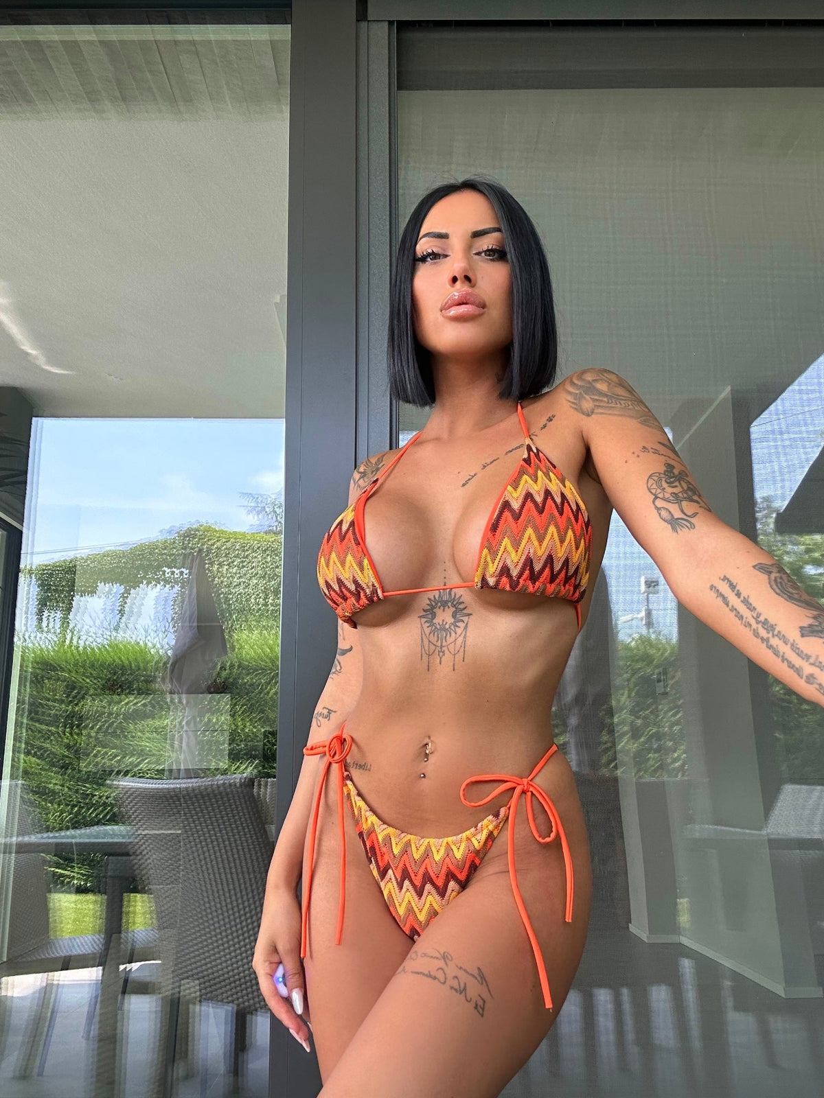 Bikini tre pezzi sunset