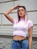 Maglia morbidissima rosa pastello