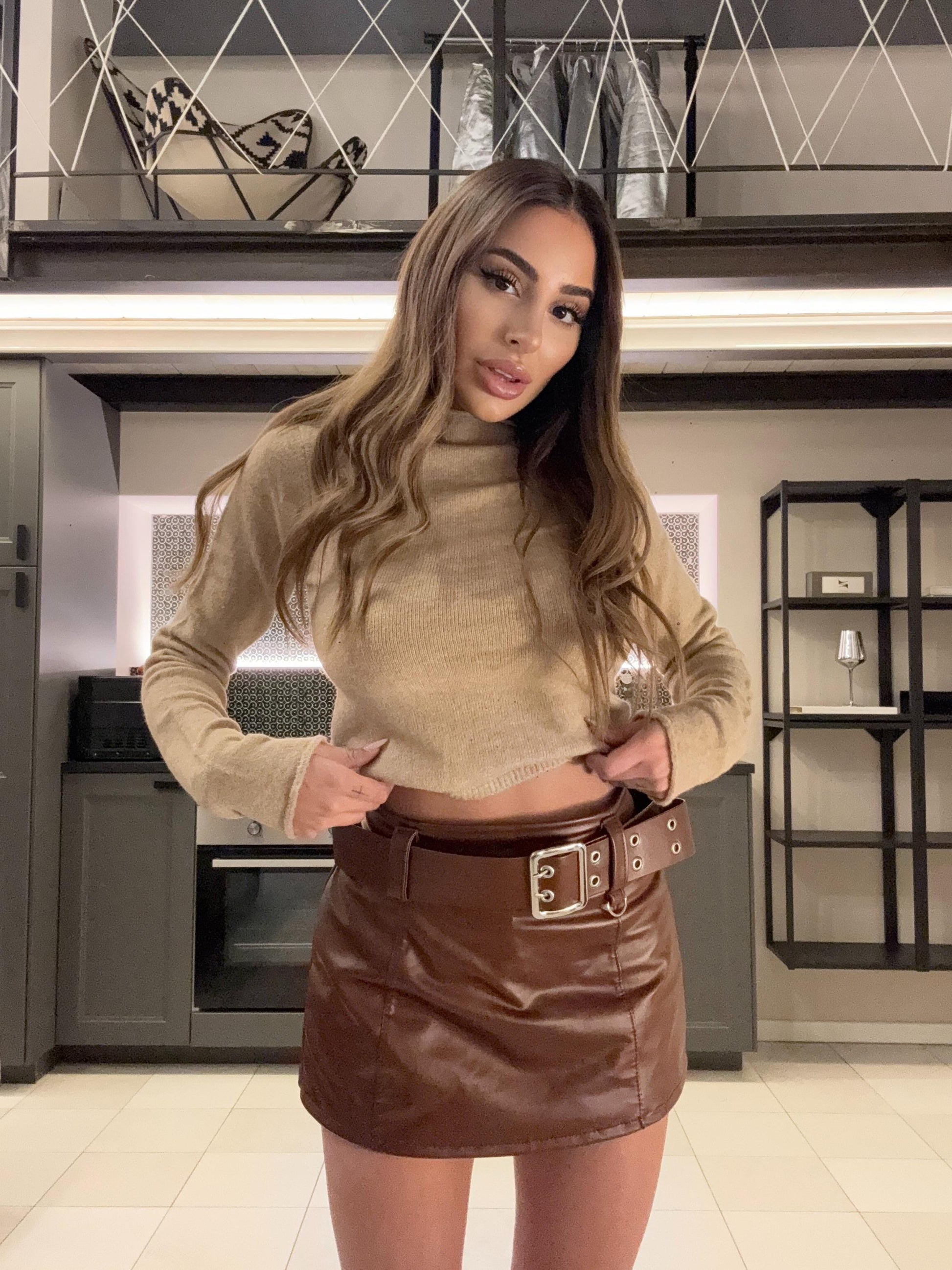 Maglioncino morbidissimo soft beige