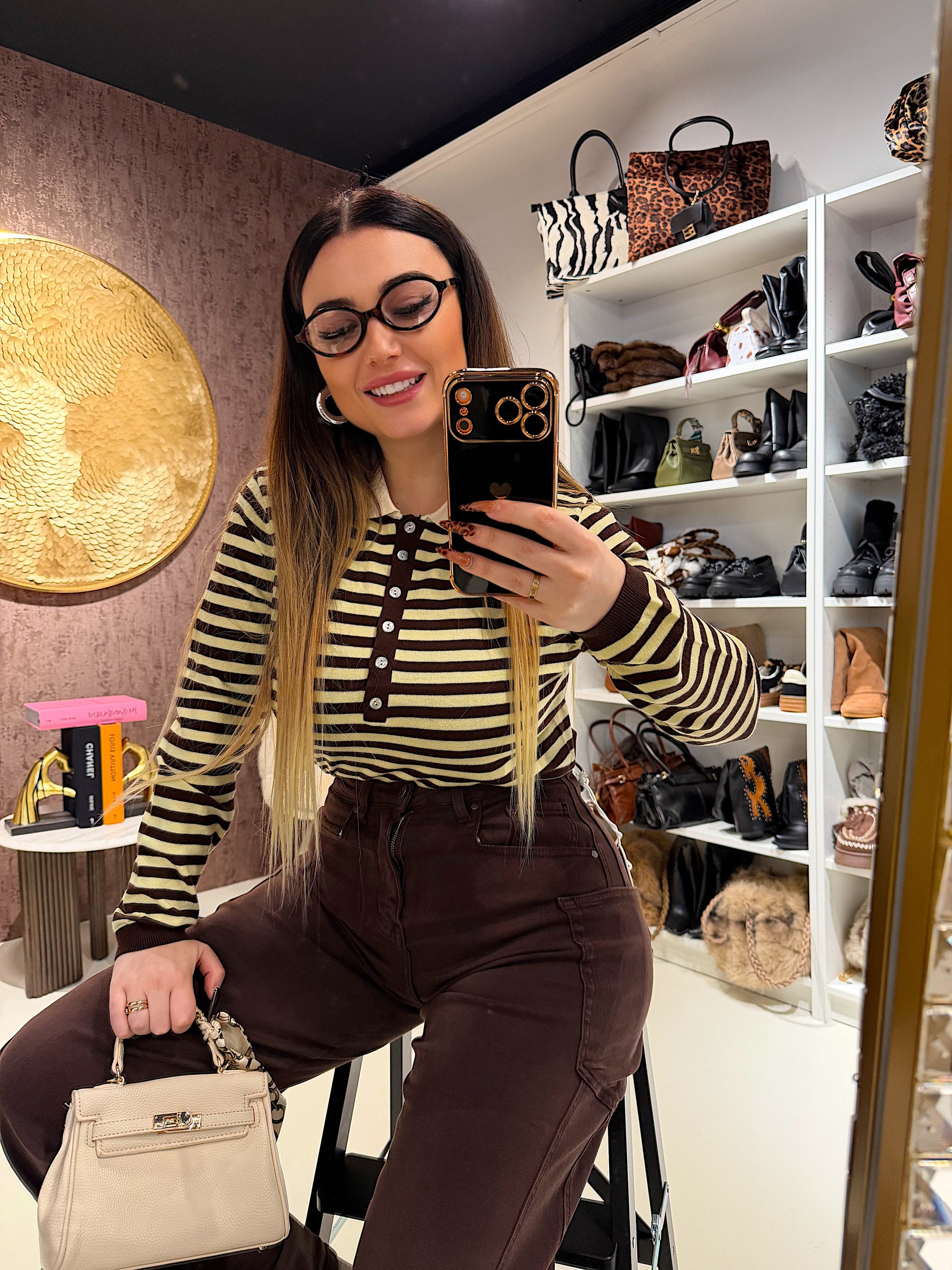 Maglioncino Chloé a righe