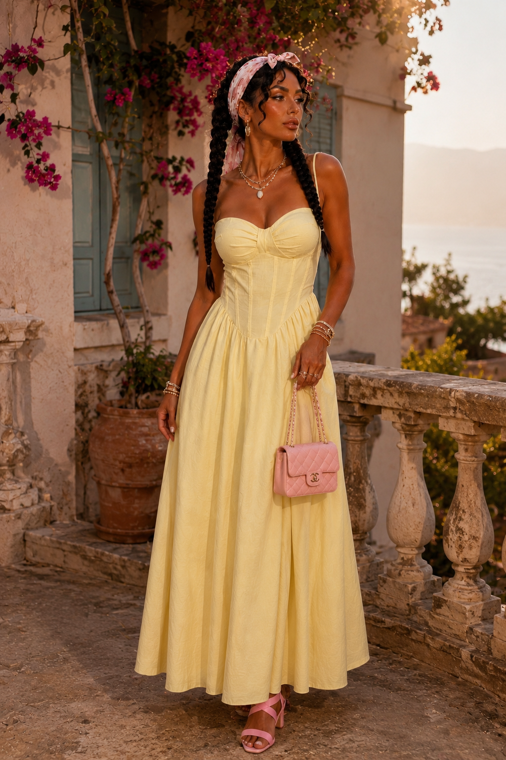 Abito Bustier lungo Dream