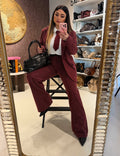 Completo due pezzi a righe