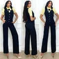 Completo smanicato e pantalone nero