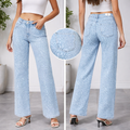 Jeans Wild Sky con strass