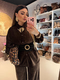 Completo in ciniglia camicia e pantalone