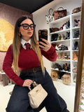 Maglioncino essential scollo a V
