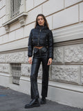 Piumino bomber nero