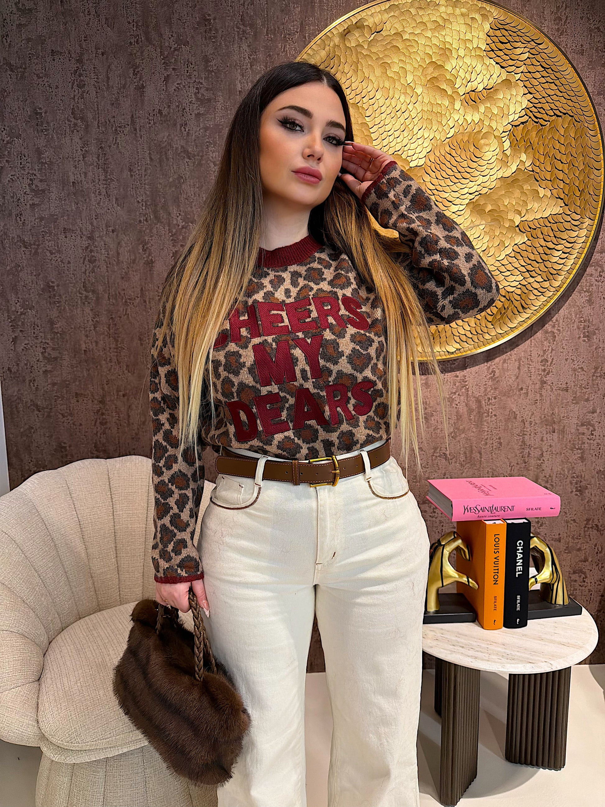 Maglione Wild Letters