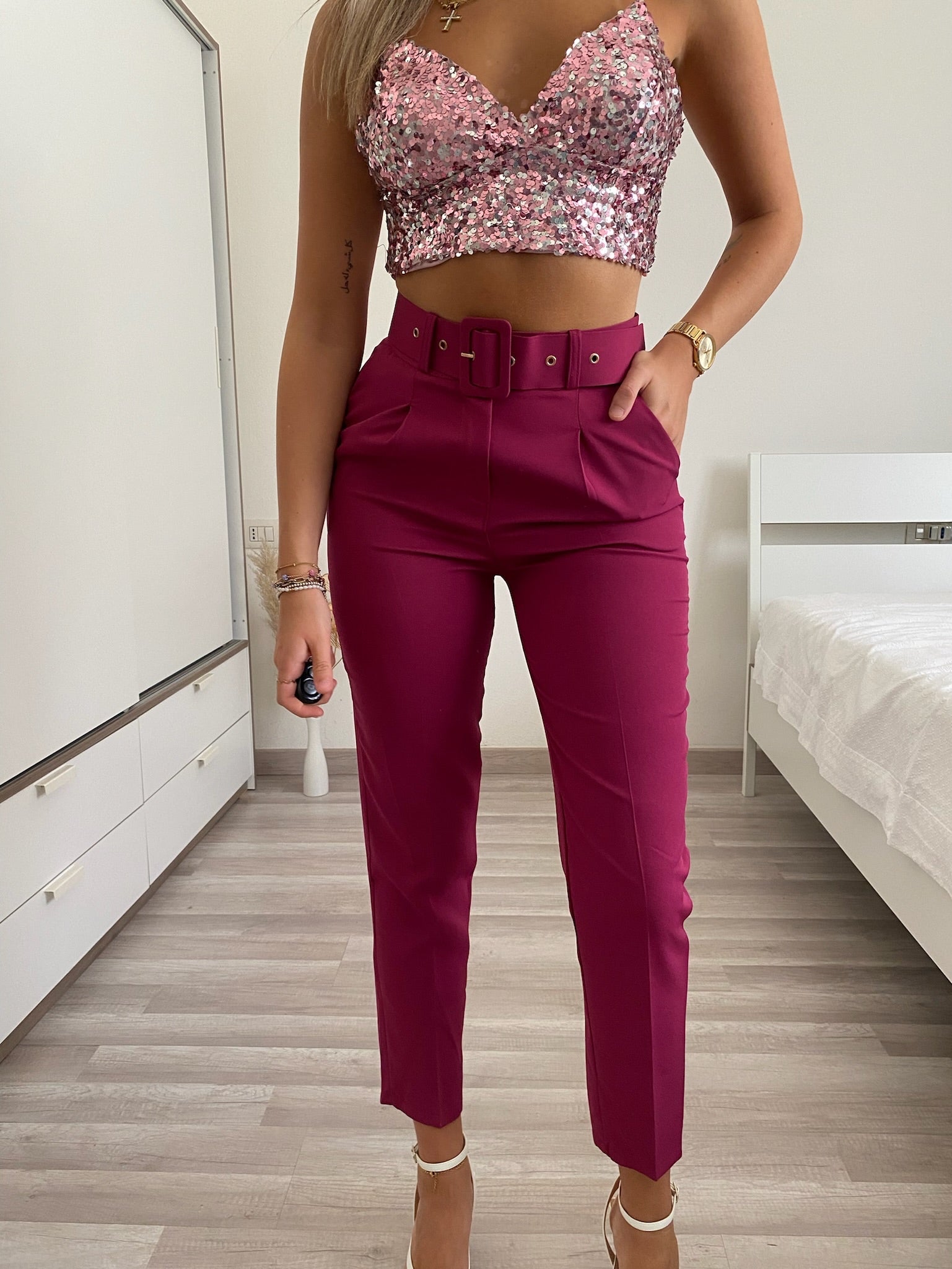 Completo giacca e pantalone Peonia