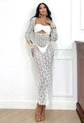 Bikini tre pezzi bianco