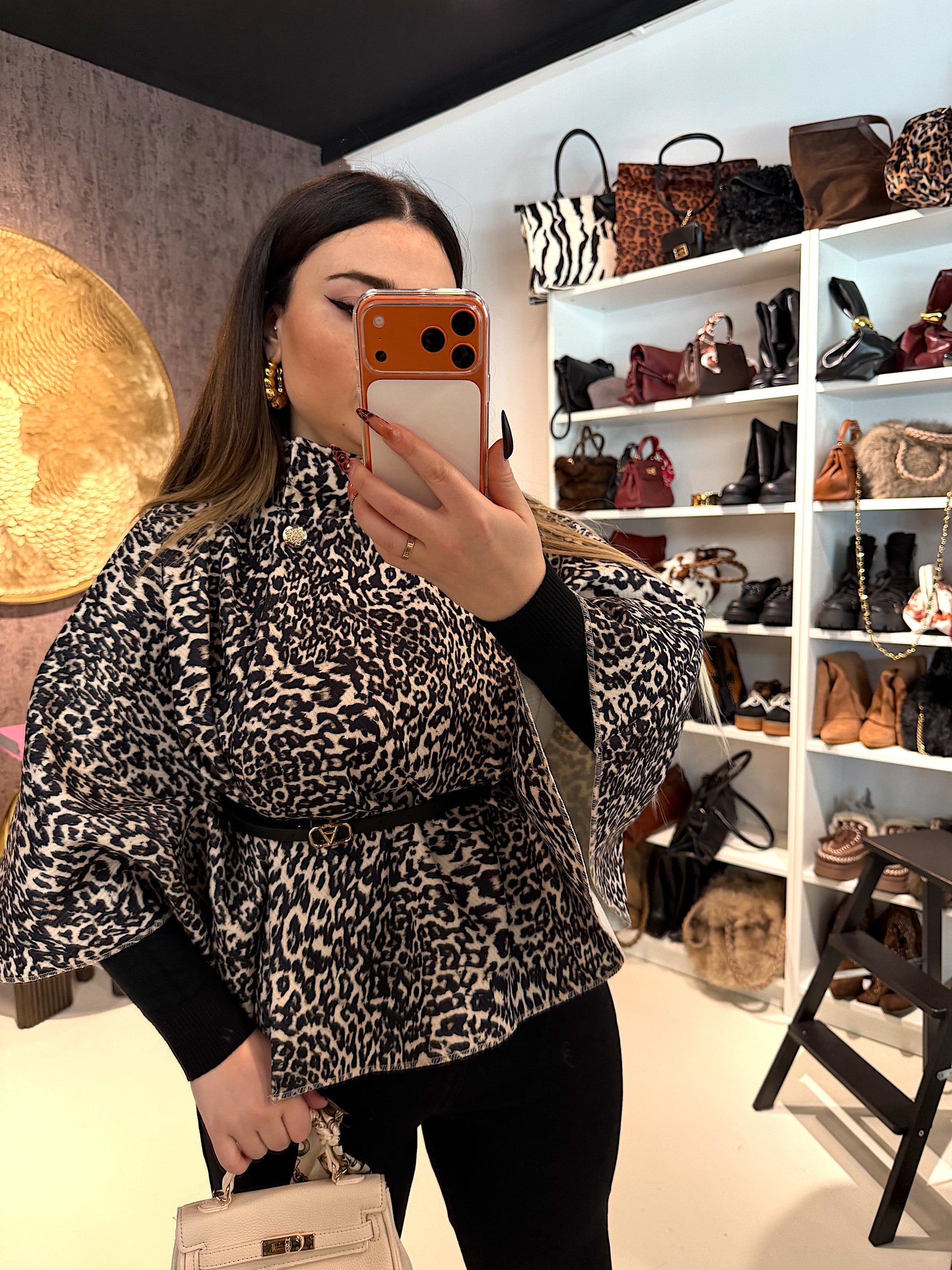 Cappa autumn con cinturina