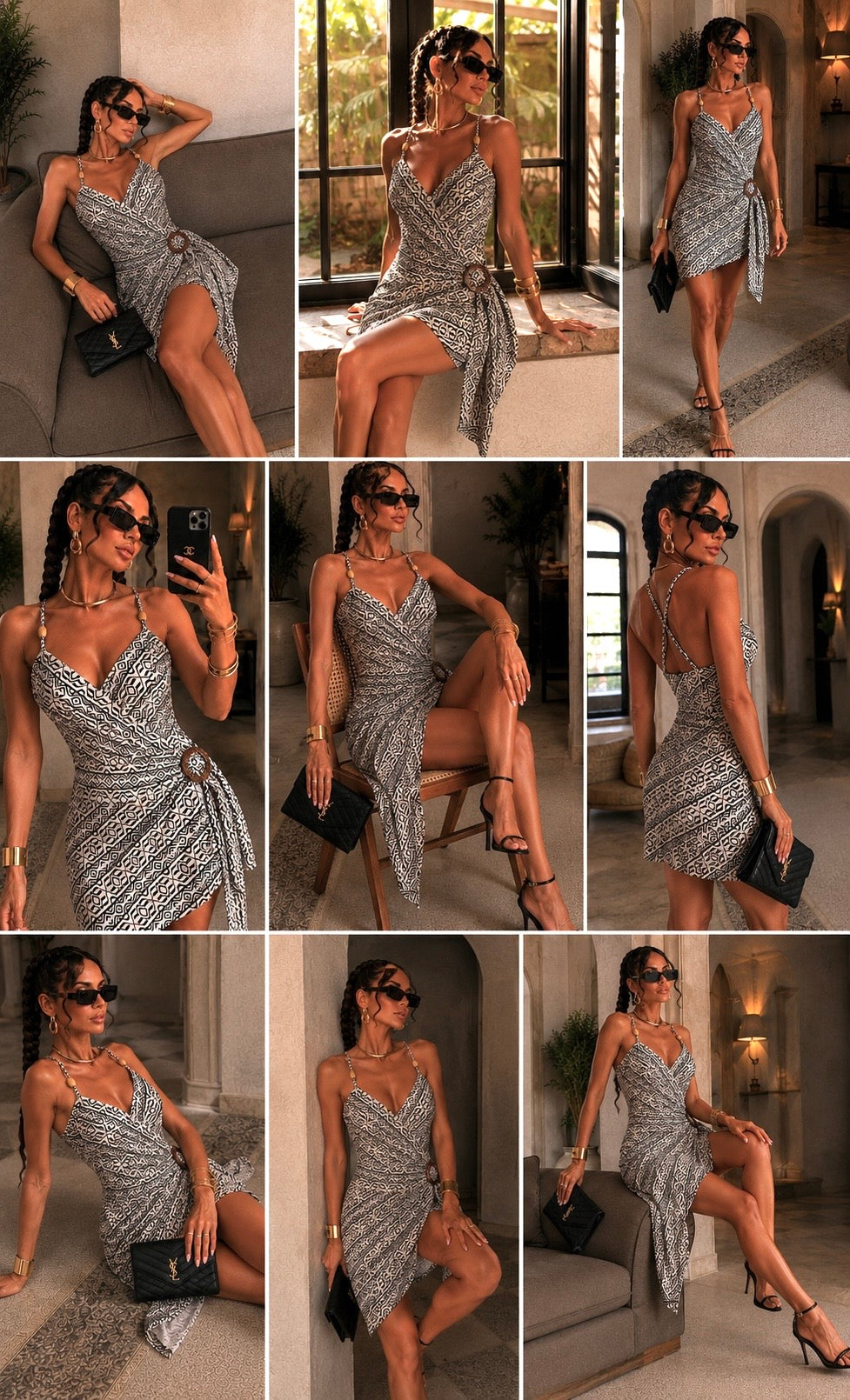 Abito Geometrico Boho
