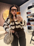 Maglioncino Waves Knit Bicolor
