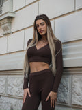 Completo casual/elegant choco