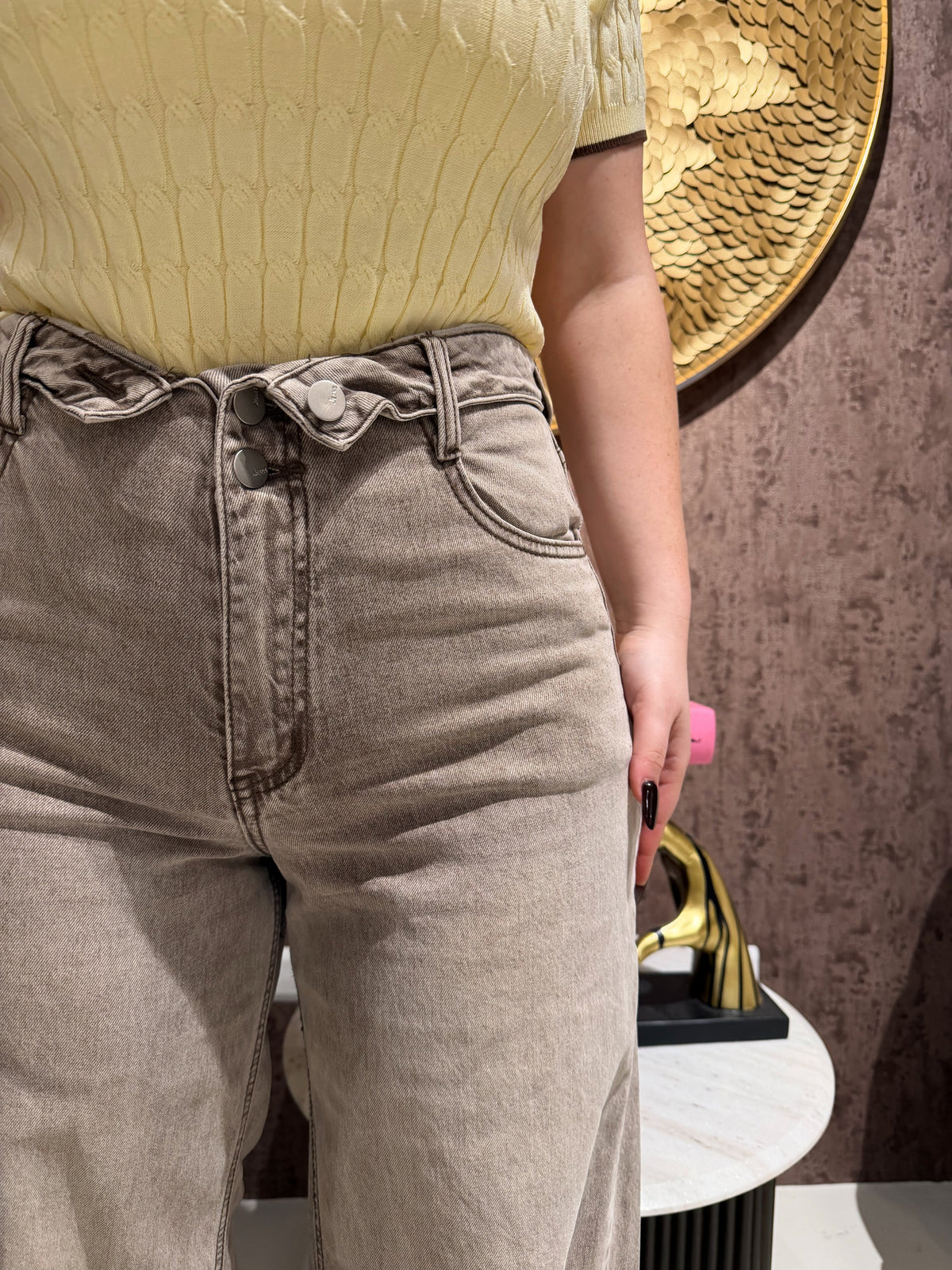 Jeans Stone Wash Grey
