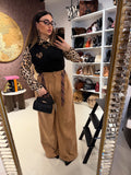 Gilet con cuore maculato i bottoni laterali