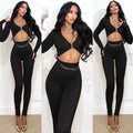 Completo top e pantalone nero