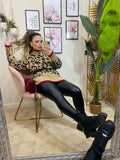 Maxi maglia animalier