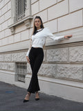 Pantalone a zampa nero