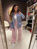 Camicia Denim Rose Lace