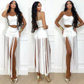 Completo frange vibes bianco