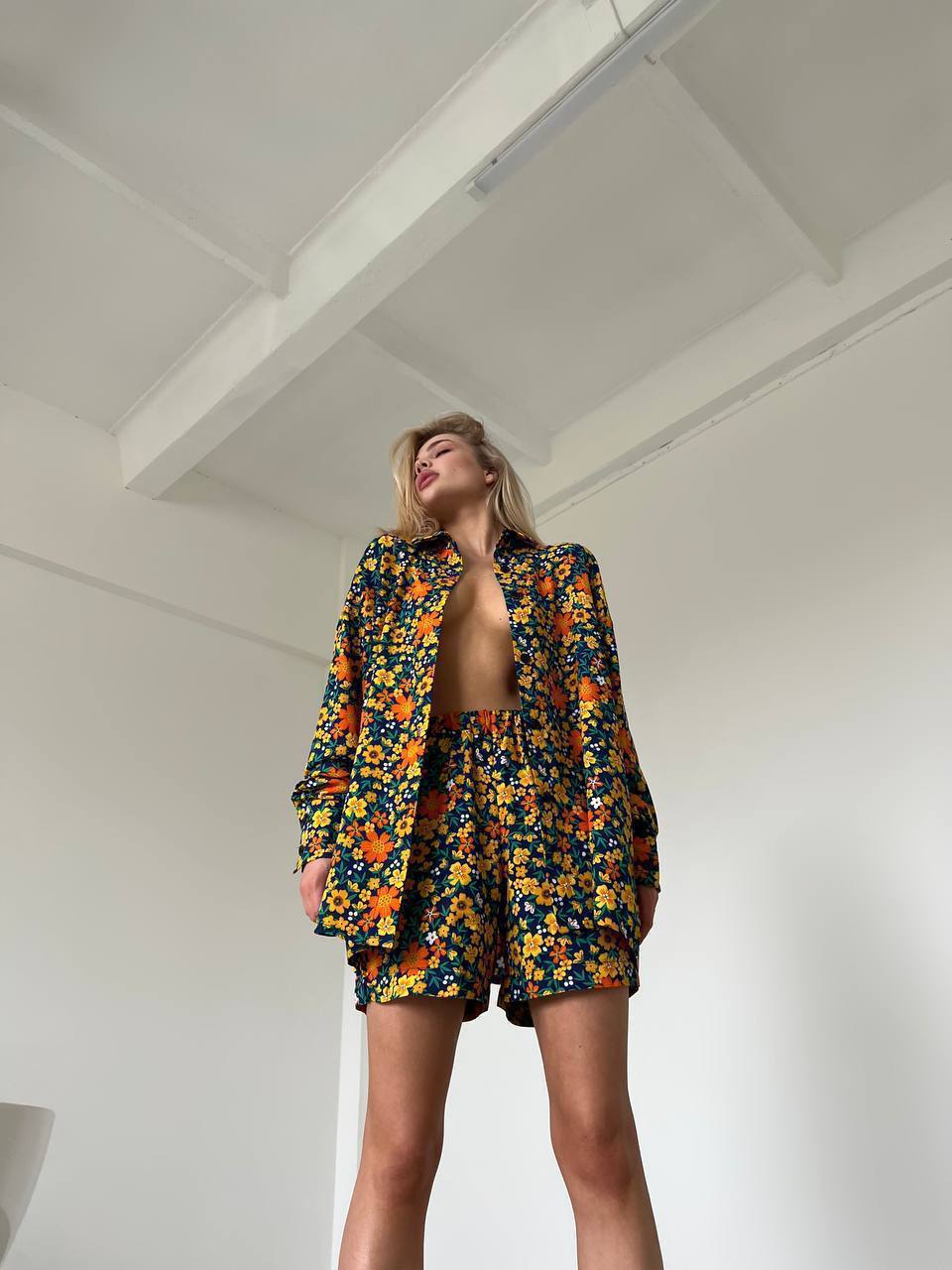 Camicia a fiori
