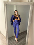 Completo giacca e pantalone glicine