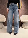 Jeans a Vita Asimmetrica Twist Up