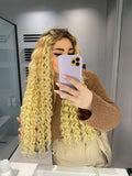Clip Extension Riccia Biondo platino