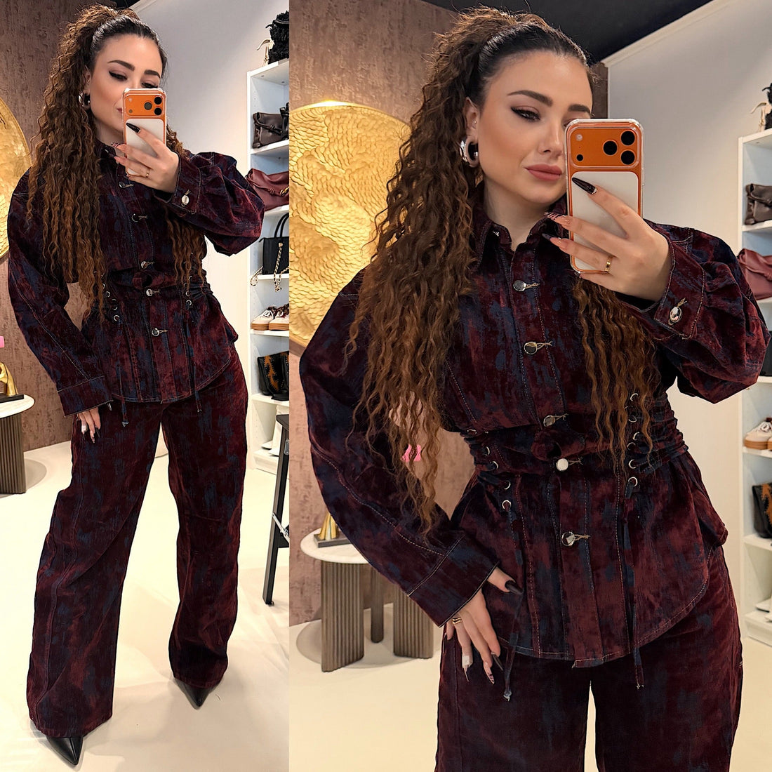 Pantalone  Denim Effect