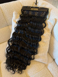 7 fasce onde morbide con clip nero