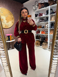 Completo in ciniglia camicia e pantalone
