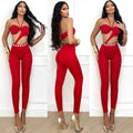 Tuta a fascia con S rosso