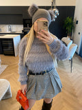 Maglione soft grigio con lurex